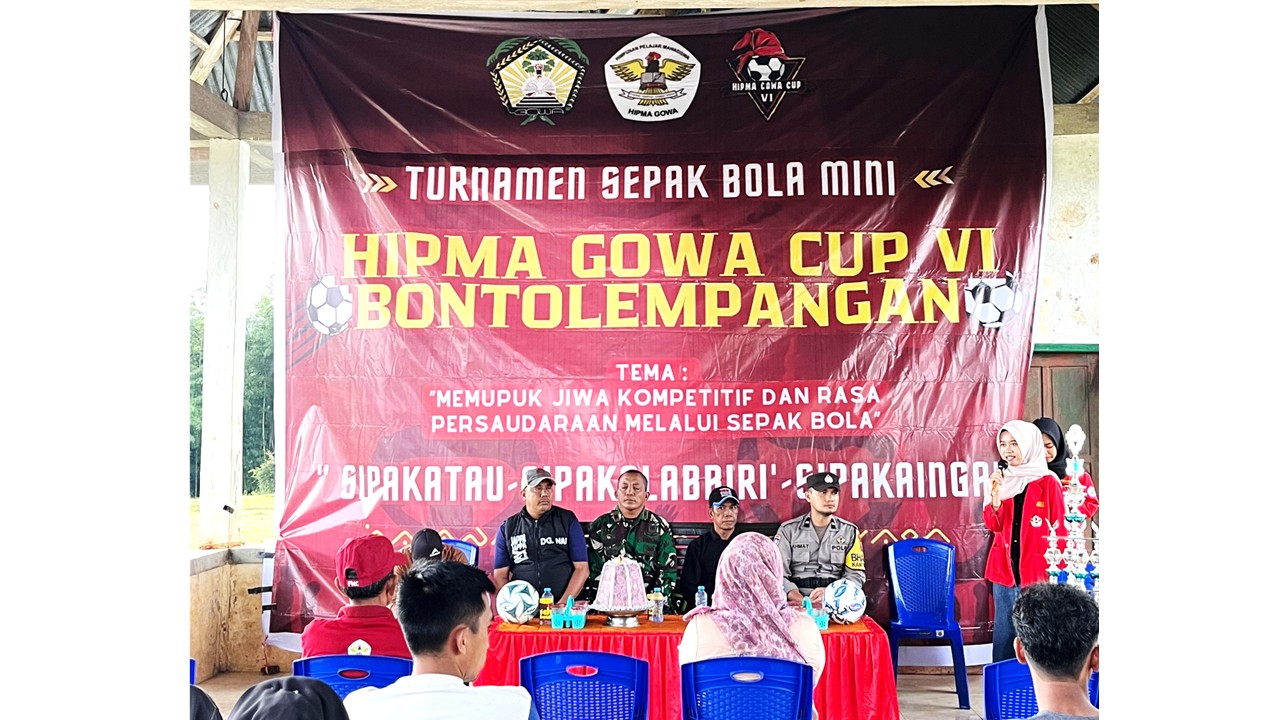 HIPMA Gowa Cup VI: Membangun Sportivitas dan Persaudaraan Pemuda Bontolempangan