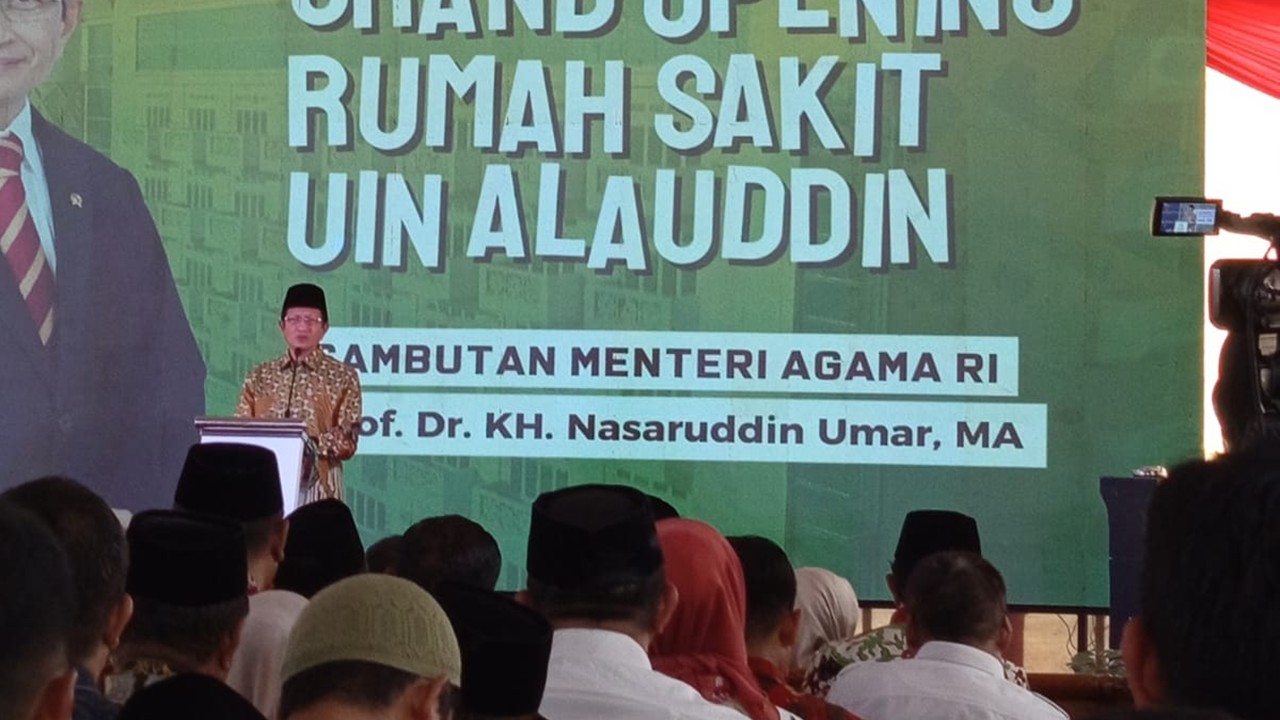 Menag RI Obsesi Setiap UIN Punya Fakultas Kedokteran, Resmikan RS UIN Alauddin Berbasis Medis, Tradisional, dan Spiritual