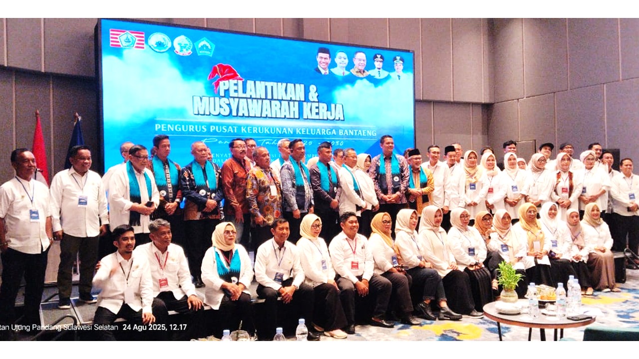 Uji Nurdin Kukuhkan Pengurus Pusat KKB, Minta Jadi Pembimbingnya Bangun Bantaeng